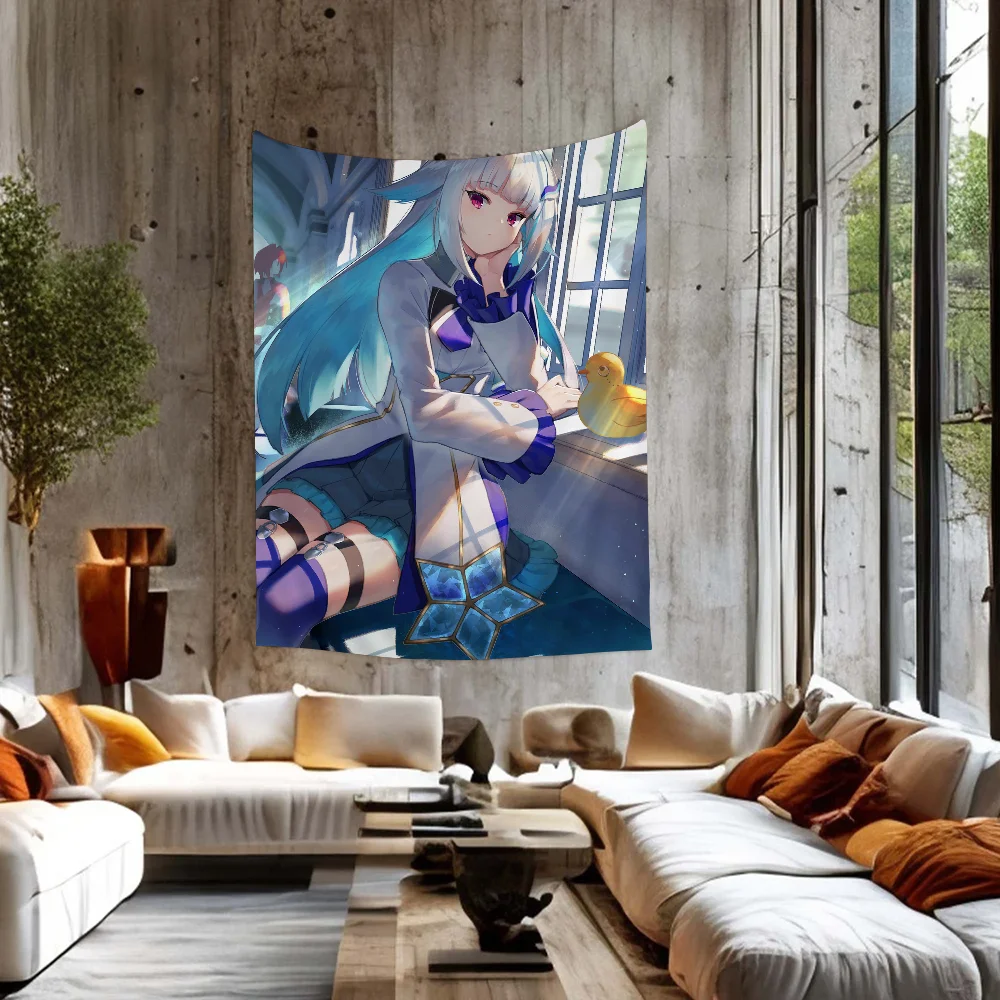 Lize Helesta Tapestry Anime Tapestry Hippie Flower Wall Carpets Dorm Decor Wall Hanging Home Decor