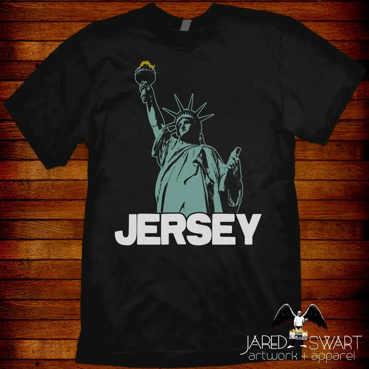 New Jersey Statue of Liberty T shirt Sizes S M L XL 2XL 3XL 4XL 5XL also in ladies fit