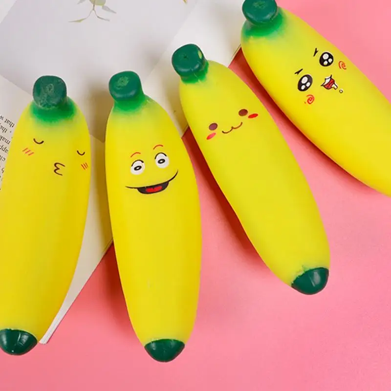 Banana Sensory Toys Venting Banana Toy For Pinch Delicate And Soft Squeeze Sensory Toys For Classroom Bedroom Living Room Car