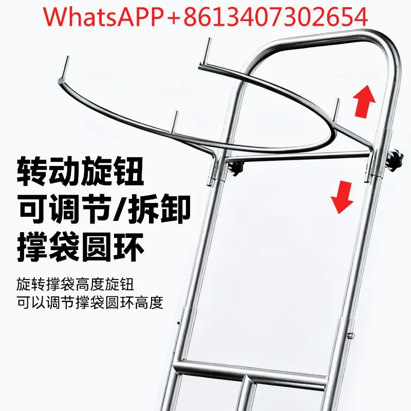 Agricultural harvesting super load-bearing thickened foldable rice harvesting corn support bag cart (1pcs)