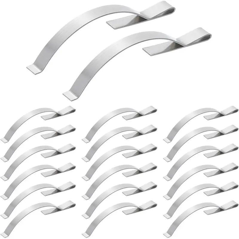 【MUST-HAVE】Flat Window Spring Clips(50Pcs), Corner Mount Tension Spring Window Screen