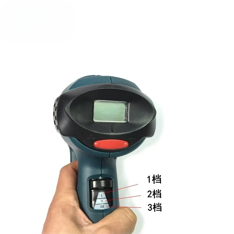 digital display hot air gun/heat shrinkable film drying gun, three-speed temperature adjustment for automotive film tools