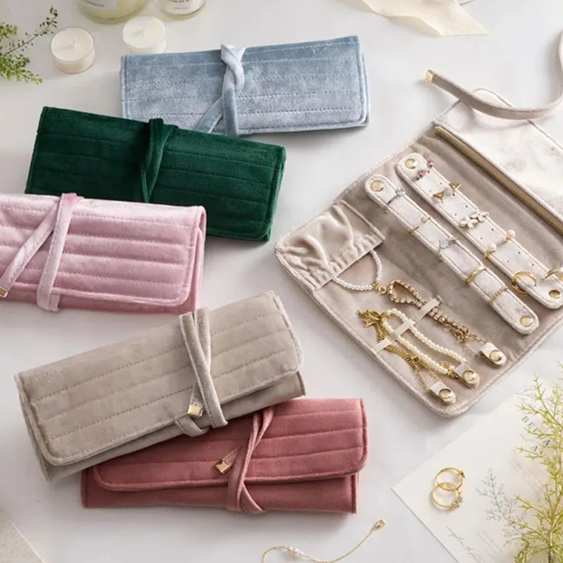 

Новая бархатная сумка для украшений, органайзер для хранения ювелирных изделий, подставка-витрина для серег SSZSJ05