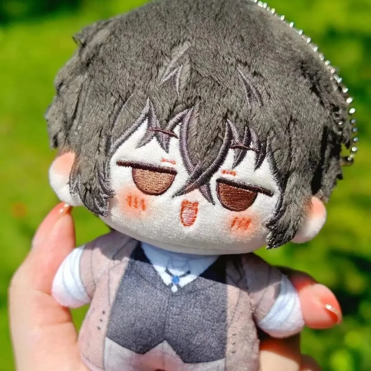 

10CM Anime Dolls Dazai Osamu Cosplay Adorable Plush Cotton Doll Soft Starfish Body Toys Accessories Birthday Gift