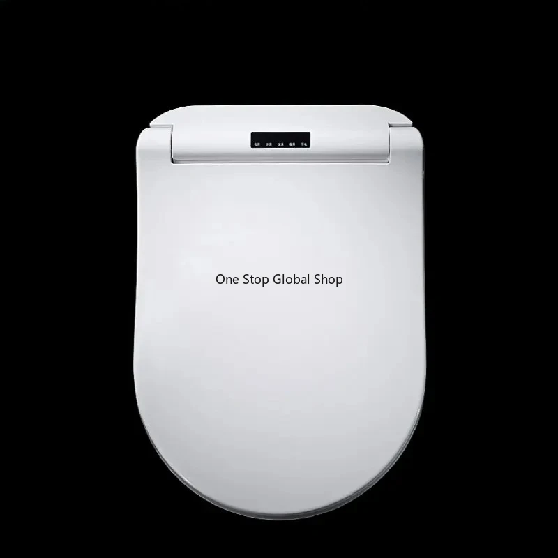 

Ecofresh toilet seat D-shape Electric Bidet cover heat double nozzle soft wash dry massage fit wall-mounted toilet