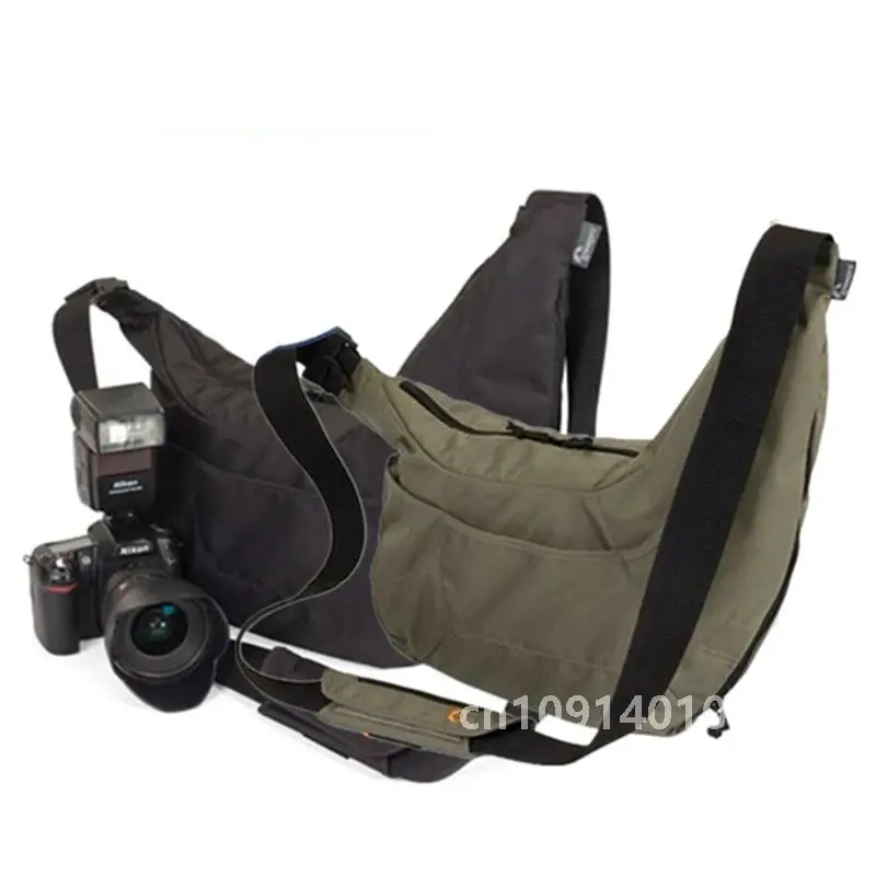 

Lowepro Camera Bag New Passport Sling Photo Digital SLR Camera Carry Protective Sling Bag DSLR Camera Bag