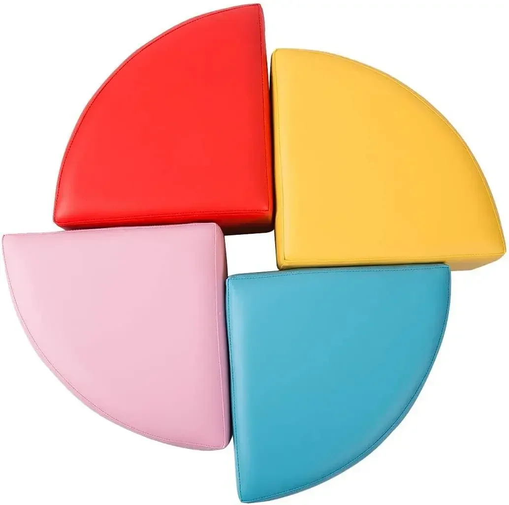 幼児と子供用の座席セット、子供用のカラフルなソファチェア、教室、幼稚園、図書館用 8個 幼児用ソフトフォーム