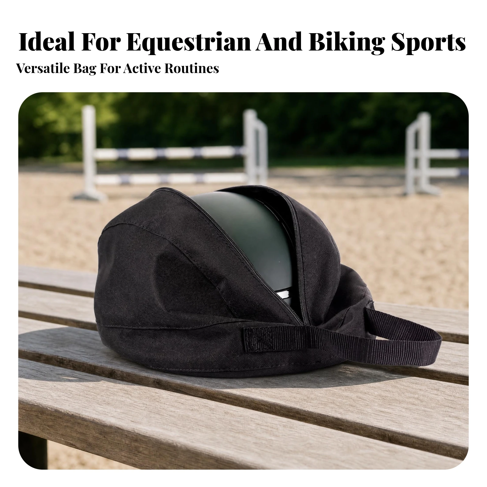 Helmet Storage Bag Oxford Cloth Helmet Carry Bag Carrying Handle Easy to Clean