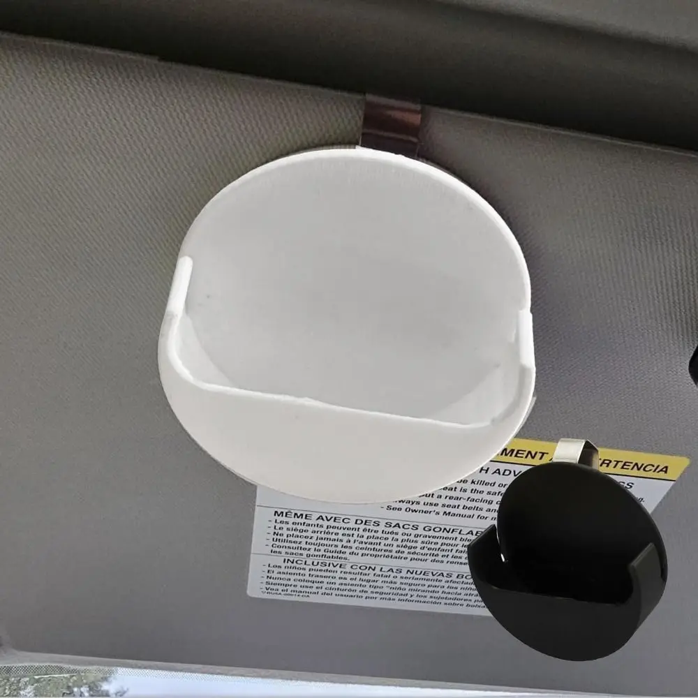 설치가 쉬운 블랙 자동차 선바이저 클립 홀더 다기능 선바이저 클립 수납함 내구성 있는 수납 공간