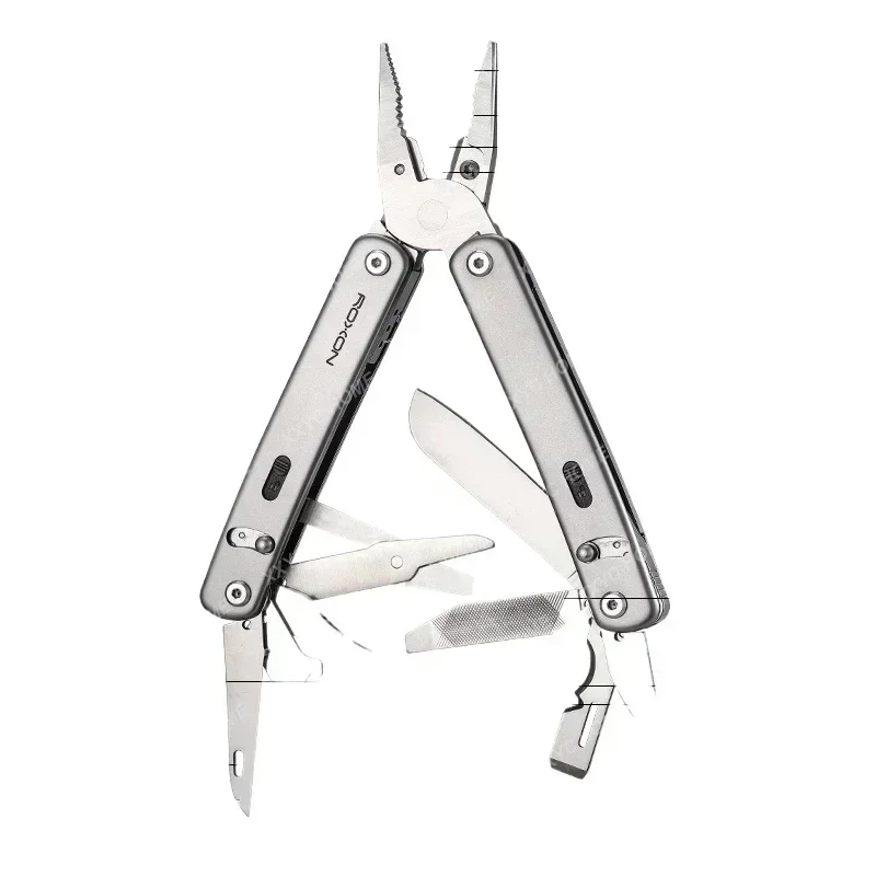 أداة Roxon S804 Flex متعددة التصميم المفتوح المصدر وأداة متعددة قابلة للتخصيص للحمل اليومي (EDC)، الهوايات وفي الهواء الطلق