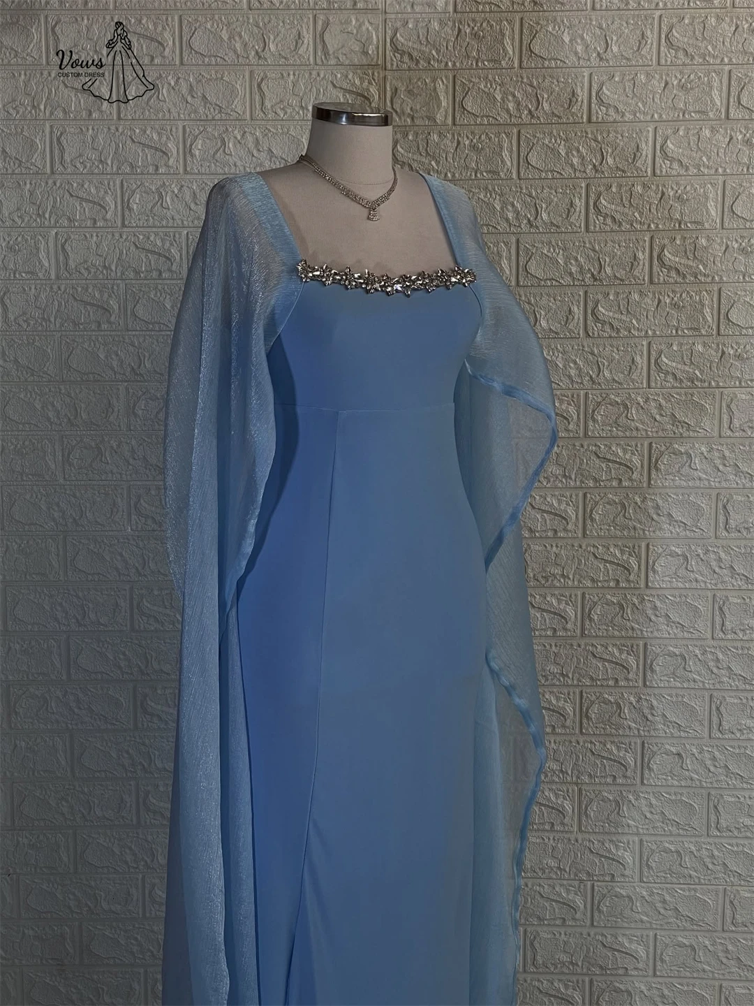 فساتين شيفون الأكثر فاخرة لحفلات الزفاف فساتين نسائية أنيقة 2025 امرأة كلمة مصنوعة حسب الطلب فستان حفلات بأحجار الراين