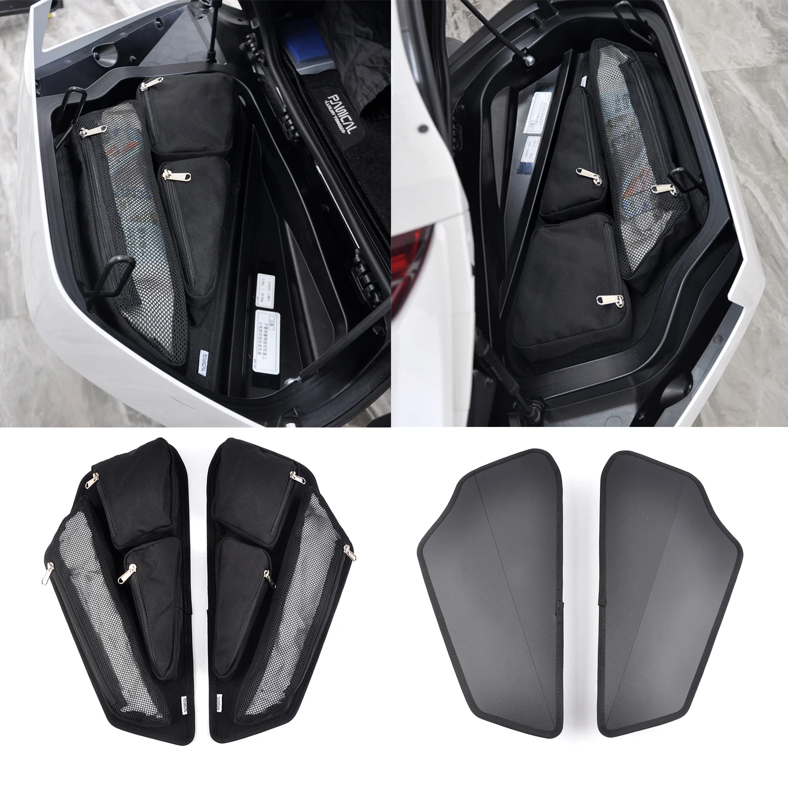 Panical Inner Pad Left Right Saddlebag Storage Bag Protection For Honda Gold Wing GL1800 F6B 2018-2026 Black