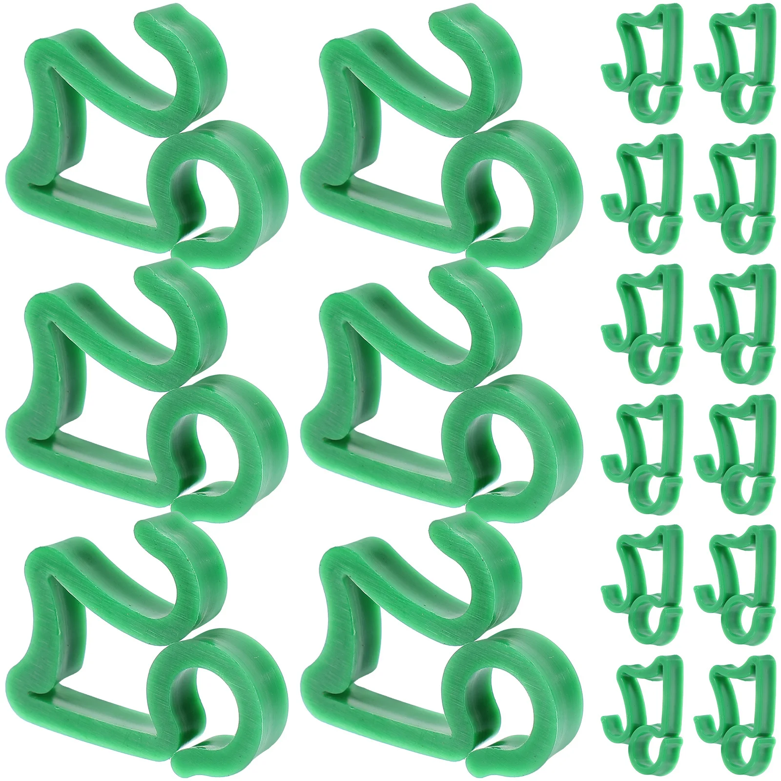 50 قطعة عيد الميلاد الموسيقى ملاحظة مقاطع ضوء مزراب الشماعات للخارجية سلسلة أضواء مقاوم للماء البلاستيك سقف ساحة زينة الحفلات #2