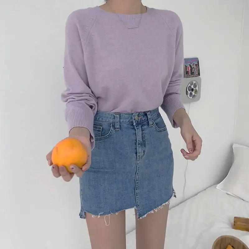 

Female Jeans Skirts High Waist Aesthetic Casual Luxury Elegant Summer 2025 Korean Style Trend Quality Women's Denim Skirt Short