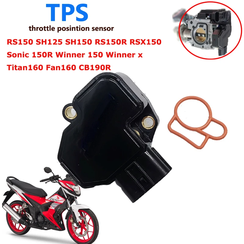 TPS Throttle Position Sensor For Honda SH125 SH150 RS150 RS150R RSX150 Sonic 150R Winner 150 Winner x Titan160 Fan160 CB190R