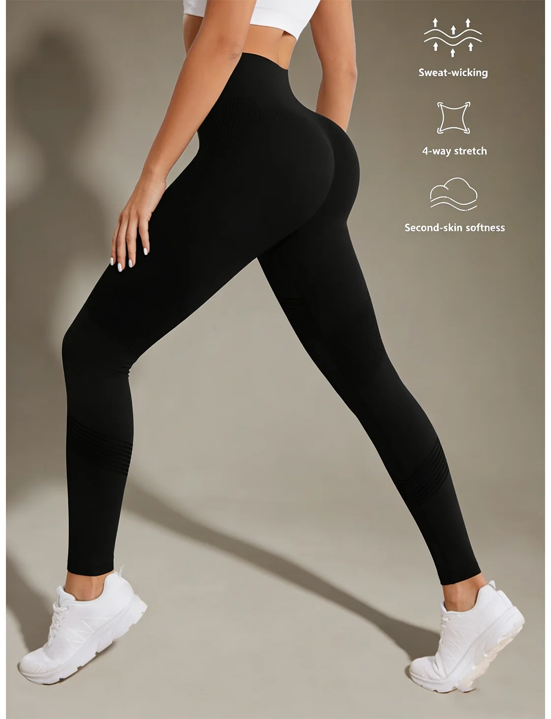 Peach Hip Comfortable Sweatpants in Spring and Summer, High Elastic Fast-Drying Yoga Pants, Women's Sportswear Feet Pants