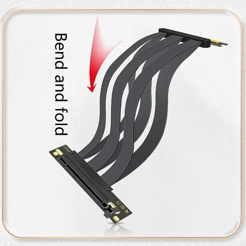 

G8DB PCIe 5.0 x16 Reverse Riser Cable High-End Graphics Video Card Gen 5.0 Cord