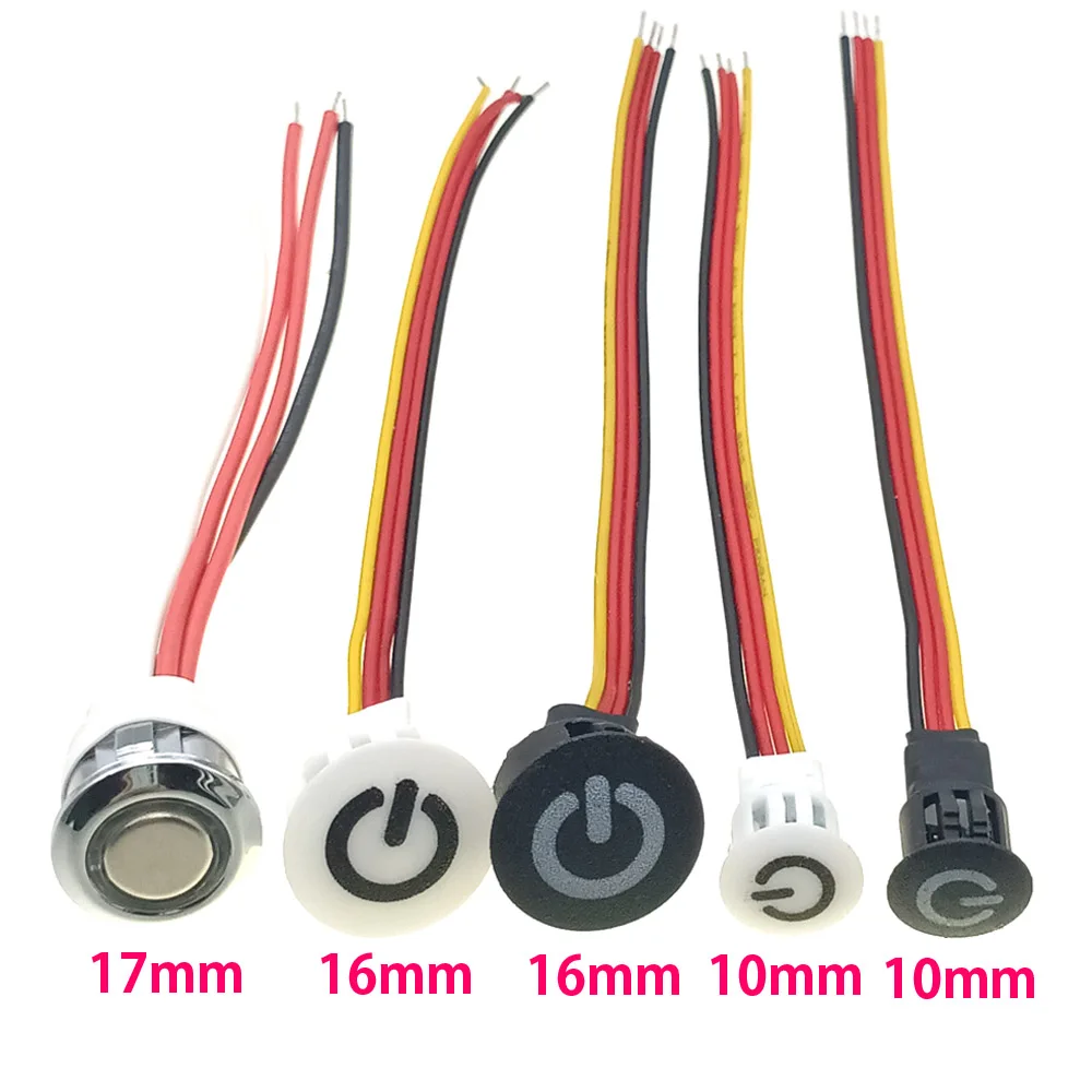 

DC 5V 12V 24V Touch Dimming Switches Connector For LED Strip Light Stepless Dimmable Brightness Controller Light Dimmer Button