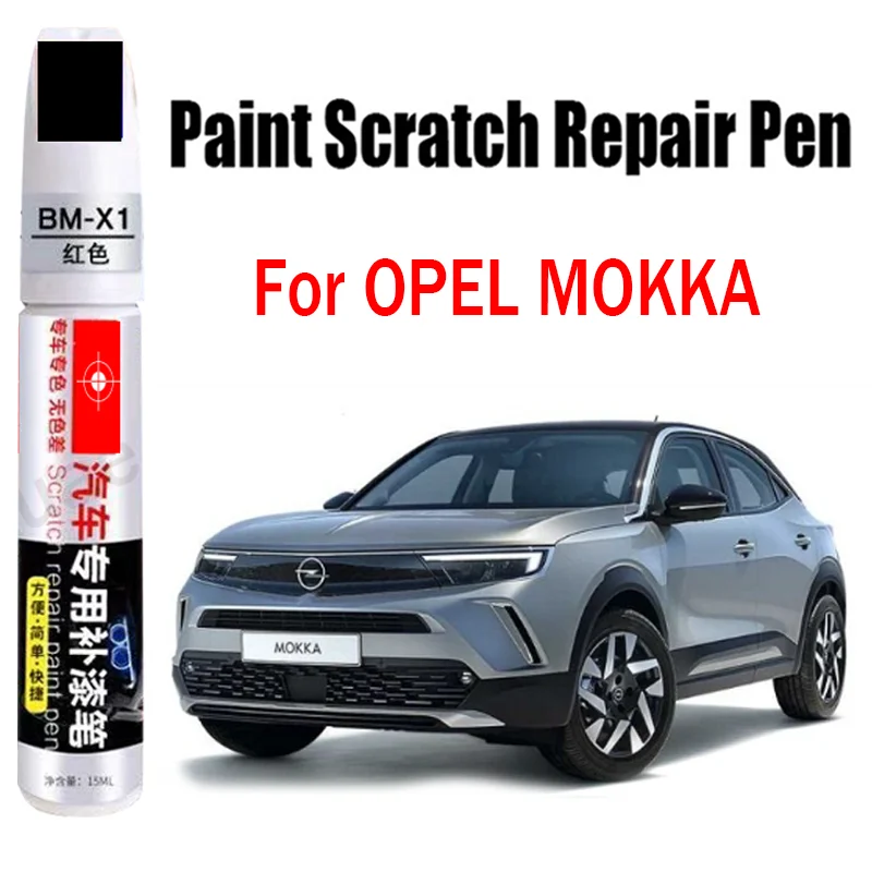 Car Paint Scratch Repair Pen for OPEL MOKKA 2026 Touch-up Paint Pen Car Scratch Remover Paint Accessories White Blue Black Grey