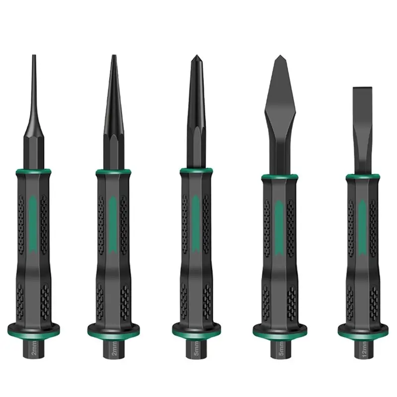 

24-Hour Delivery Masonry Chisel-Round Head-Cr-V Steel Heavy Duty Stone Tool Anti-Shock For Rock Carving& Stonework