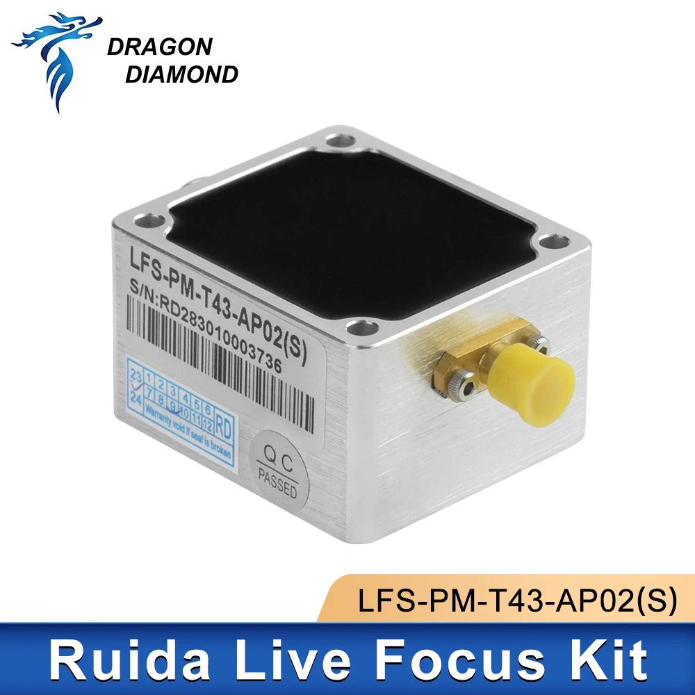 Original Ruida LFS-PM-T43-AP02(S) Live Focus Amplifier Sensor Head System For Metal And Non-Metal CO2 Laser Cutting Head