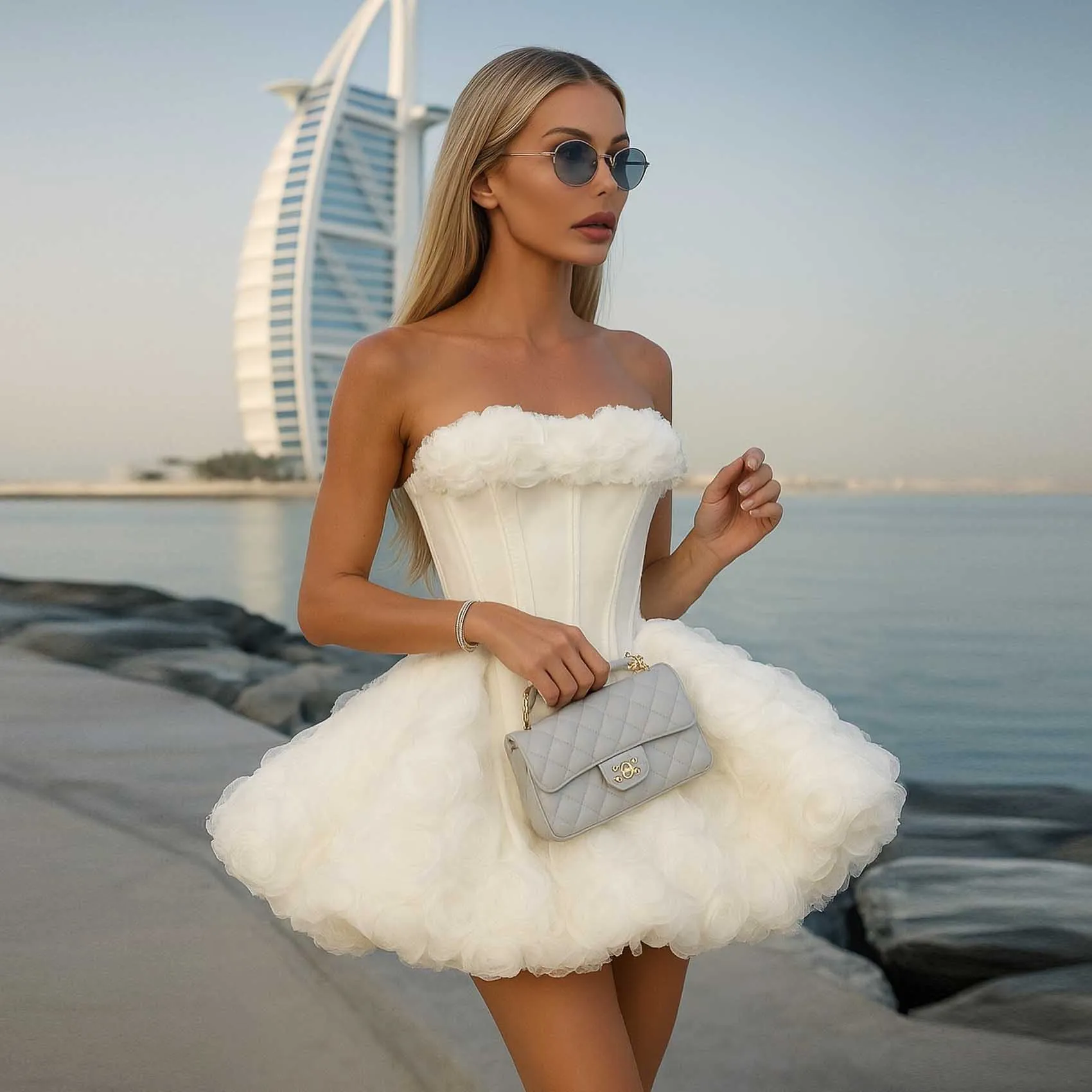 Vestido corto de encaje rosa romántico, corsé sin tirantes, minivestidos de boda, vestido de fiesta de graduación Floral negro, فساتmavera