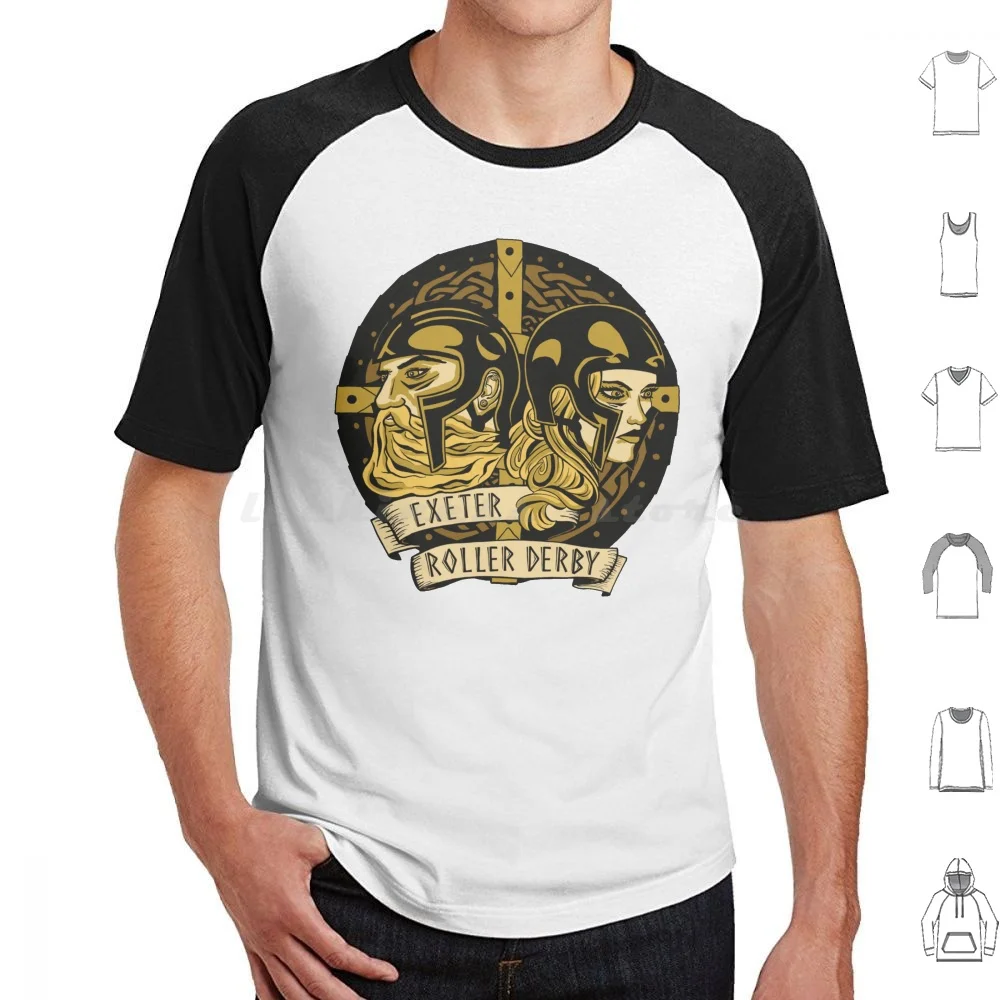 Exeter Roller Derby Logo T Shirt 6xl Cotton Cool Tee Sports Team Roller Skating Derby