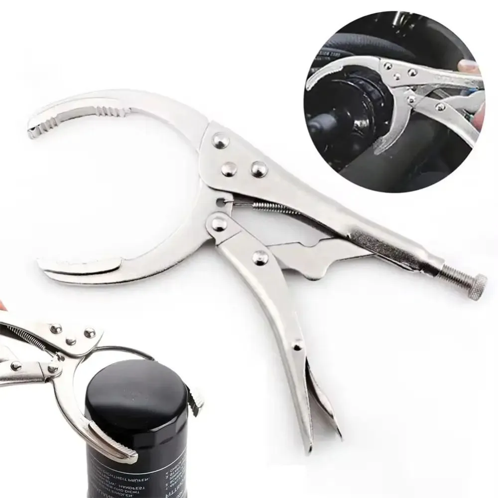 Clamp Filter Wrench Oil Grid Wrench Oil Change Adjustable Multi-Function Engine Oil Filter Wrench Car Disassembly Tool Repair image 2