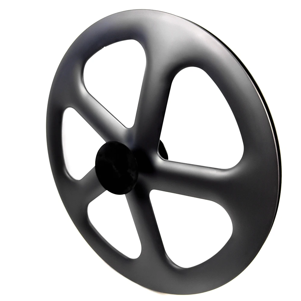 

BIKEDOC SP-TL5 700C Full Carbon Road /Track Tubeless Bicycle Wheels 24mm Width 55.7mm Depth Fives Spoke Carbon Wheels
