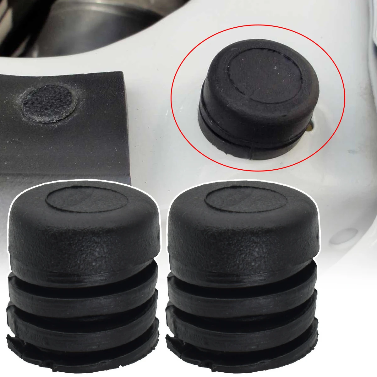 For Nissan Patrol Y61 1998 - 2008 2009 2011 2012 2013 2014 Car Bumper Hood Bonnet Rear Trunk Lid Rubber Mounting Bush Buffer