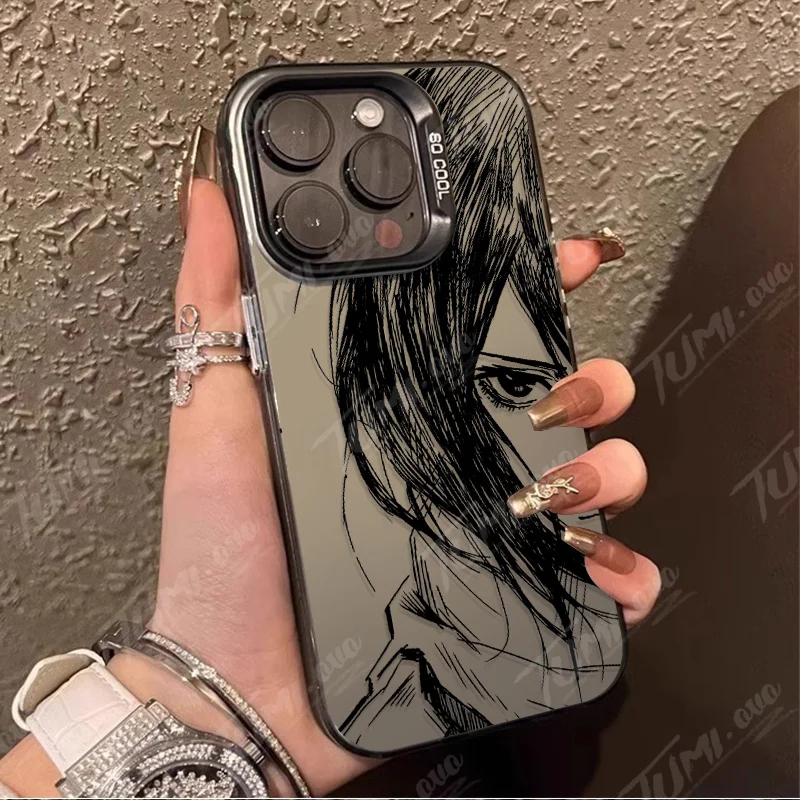 Obudowa na telefon Samsung Galaxy S23 S22 S24 S25 Ultra S21 Plus FE A56 A36 A26 5G A16 A06 4G Note 20 z motywem anime Attack On Titan — zdjęcie produktu 6