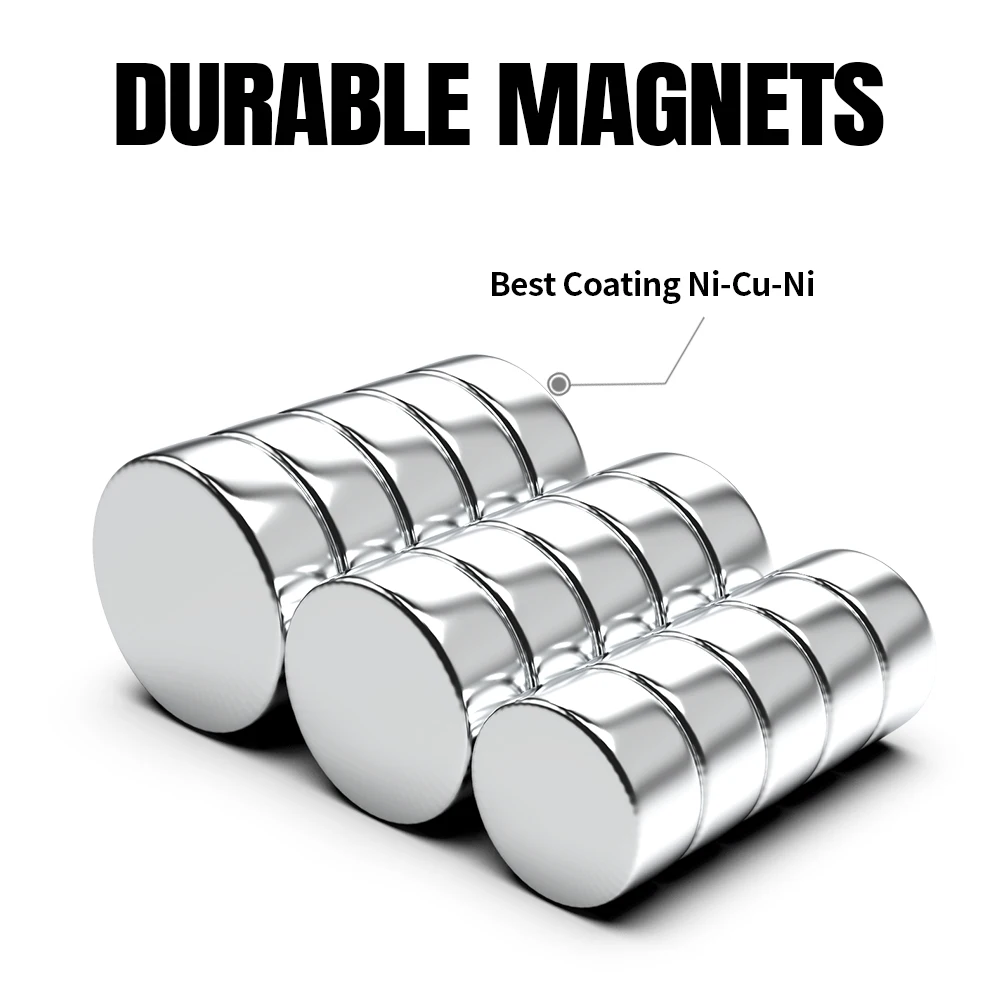 Imán súper fuerte 5x10,6x10,8x10,10x10,20x10,25x10,30x10mm N35 imán de neodimio NdFeB magnético redondo imanes de disco potentes