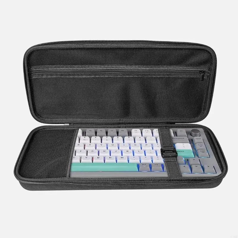 C90F EVAキーボードバッグ旅行に優しい33.5x15x6.50cmキーボードに十分なスペース