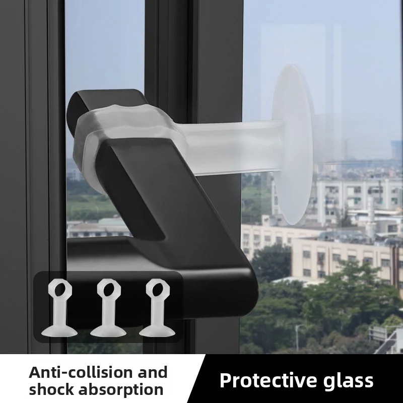 Suitable For Door Handles Silicone Door Stop No Need To Punch Holes Anti-collision Doorstop Anti-collision Artifact Easy