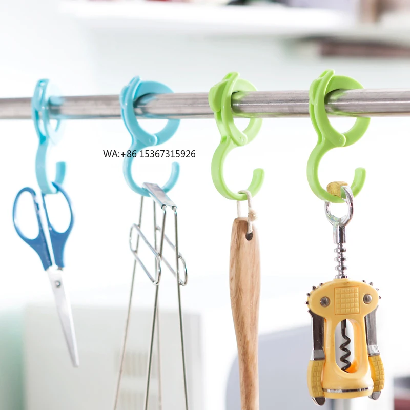 

S Type Plastic Buckle Anti Wind Small Wardrobe Hook Suitable for Hanging Bag Hat Shoes Buckle S Hook