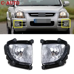 Car Left Right Front Bumper Fog light Fog Lamp For Kia Sportage 2.0 2.7 2005 2006 2007 922011F001 /922021F001 Running light lamp