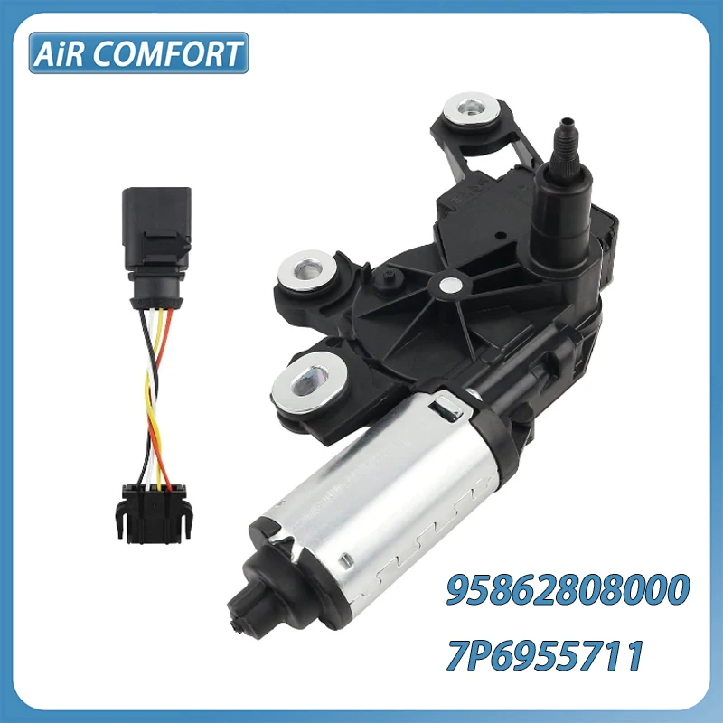 

7P6955711A 7P6955711B 7P6955711 Rear Windshield Wiper Motor For VW Touareg 11-2014 Cayenne E2 11-2018 95862808000 95862808001/2
