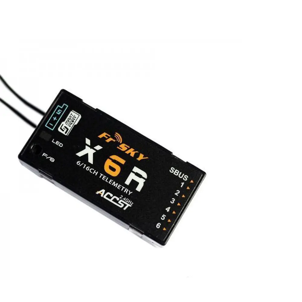 FrSky X6R 2.4G 16CH SBUS RC Receiver PCB Antenna Smart Port Data Return for Open TX Taranis X9D Jumper T16 T18 RC Drone