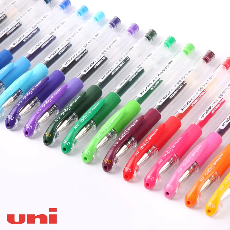 20pcs Uni Ball Signo UM-151 0.38mm Bullet Point Colorful Gel Ink Pens Signing Pen Business Office Student School Supplies