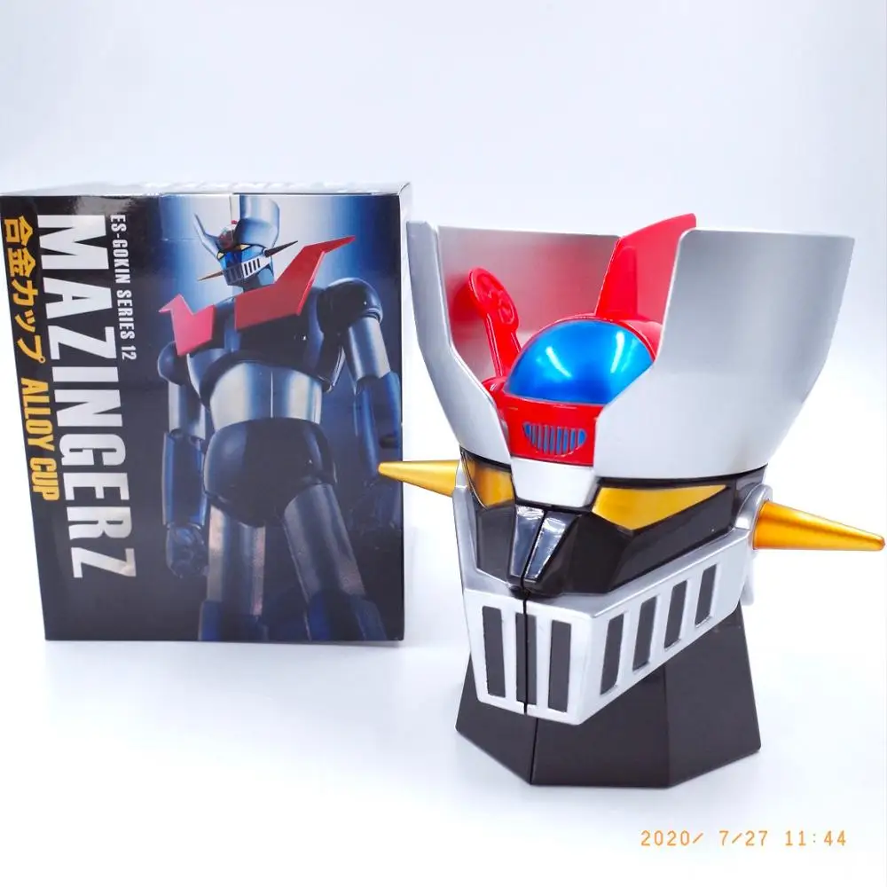 Japanese Anime Robot Creative Cartoon MAZINGER Z  420ml PC Stainless Steel Mugs / Ashtray Two Using Way Office Coffee Drinks Cup