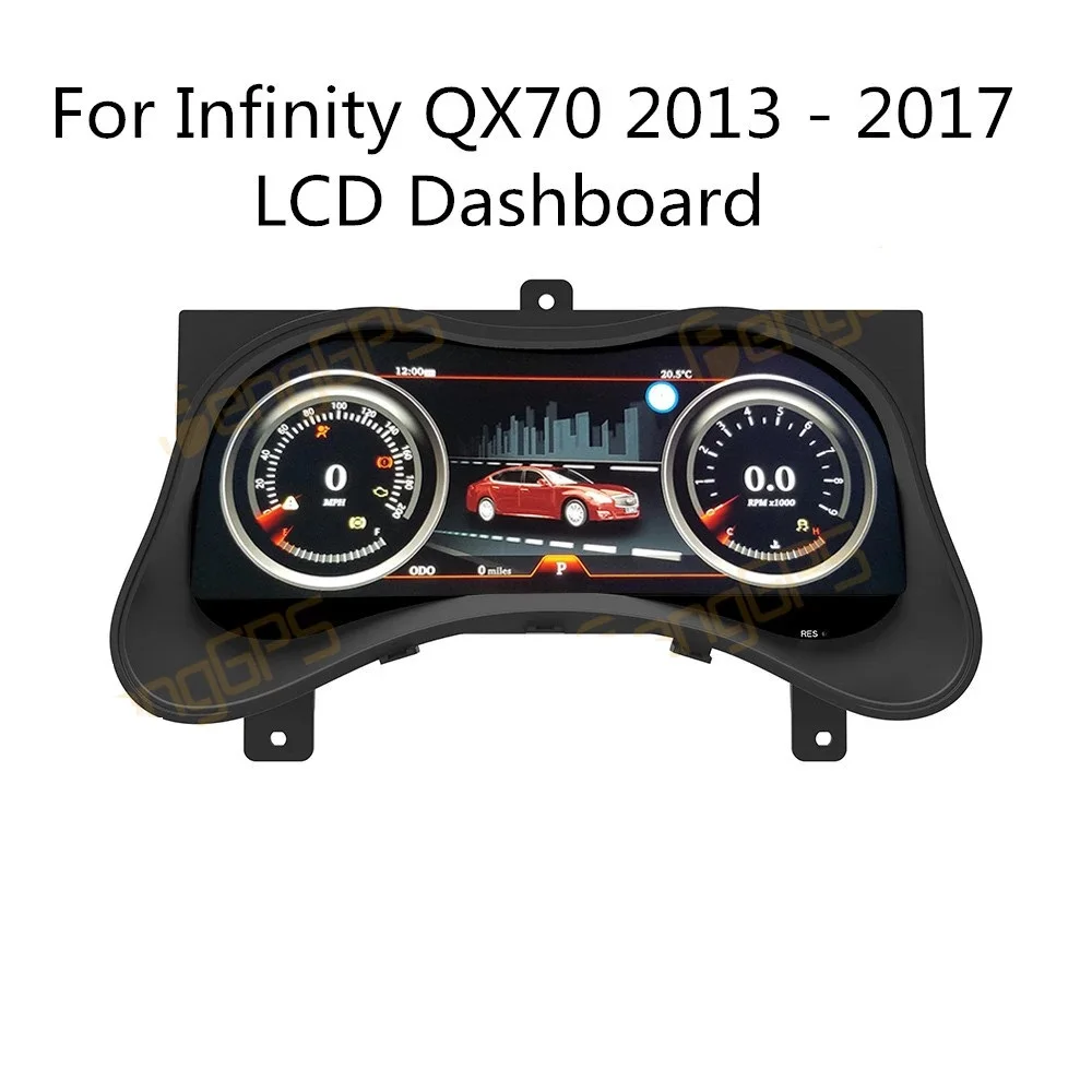 

ЖК-измеритель Linux для Infinity Q70 QX70 FX35 FX25 2013-2017, автомобильный мультимедийный прибор, дисплей приборной панели, головное устройство