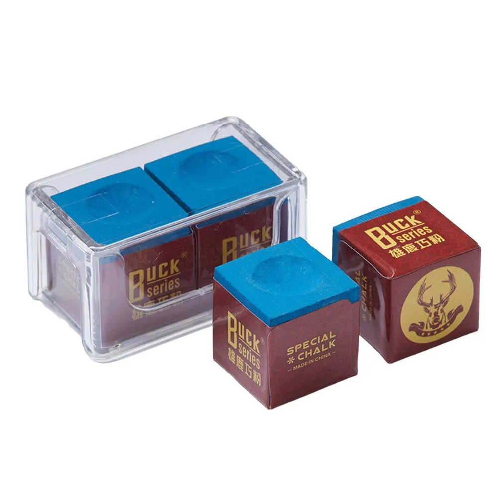 

2Pcs/set Square Billiard Chalk Non-slip Fine Powder Snooker Pool Chalk Blue/Grey Billiard Pool Chalk Billiard Accessories