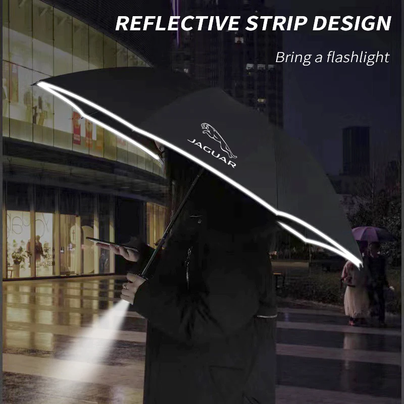 

For Jaguar E-PACE F-PACE F-TYPE XE XF XK XJR XFR XJ XEL XFL Car Automatic Folding Sun Protection Umbrella Reflective Sunshade