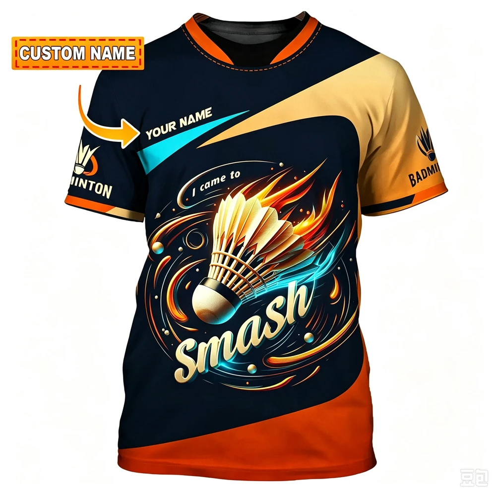 Badminton China - Kaos Olahraga Cetak Bulu Tangkis Keren