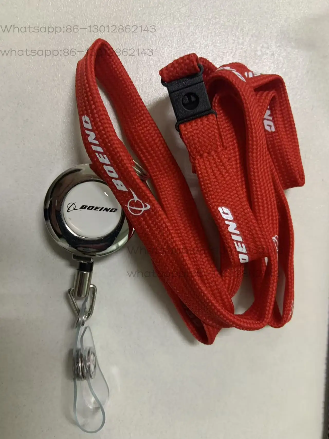 Narrow version lanyard + metal easy-pull buckle civil aviation certificate card sleeve lanyard new model