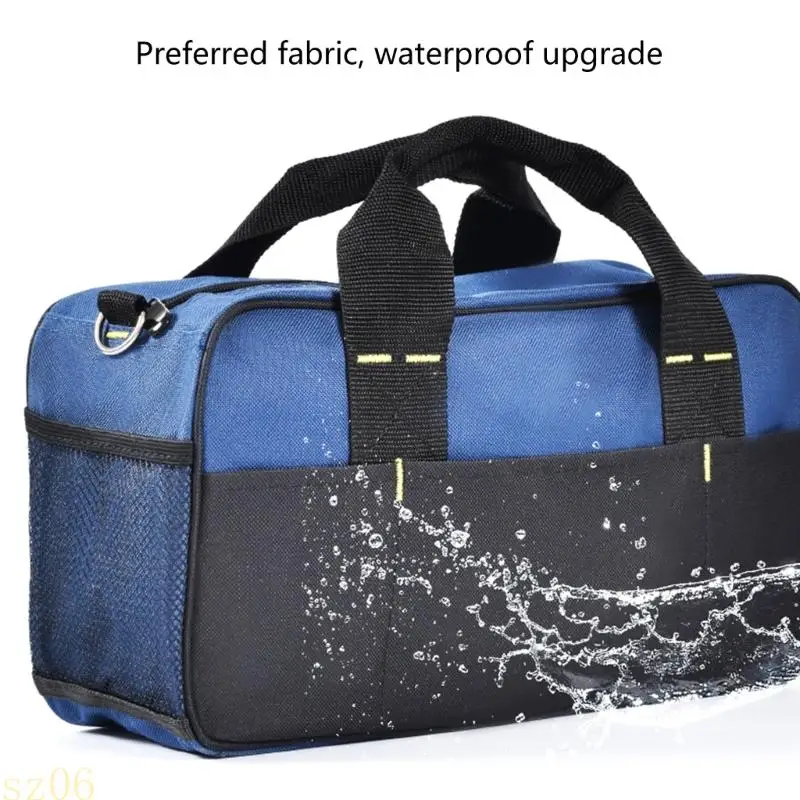 

Q2Q4 Сумка для инструментов с широким горлом, сумка для хранения инструментов, сумка-органайзер для инструментов, отвертка,