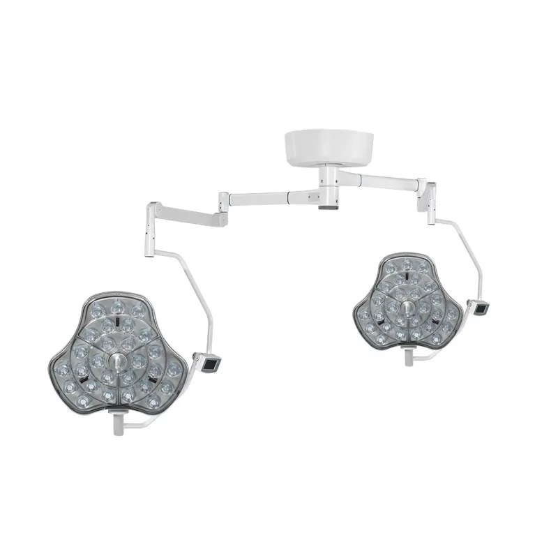 Hanging LED Operation Theater Light Dual Dome Operating Lamp for Hospital and Clinic