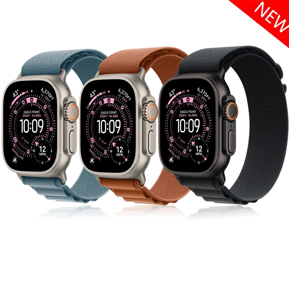 Neue Alpine Loop-Armbänder für Apple Watch Ultra3 2 49mm 44mm 40mm 41mm 42mm 46mm 45mm Correa iWatch Series 11 10 9 8 7 6 SE 3 – Detail 5