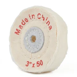 1pc Buffing Polishing Wheel 3inch Cloth Grinding Wheel Buffer Polish Metal Handcrafts Jewelry Grinder Pad Abrasive Tools