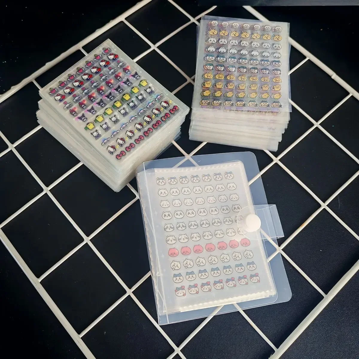 Hachiware Mini Deco Sticker 4800 Cute Usagi Chiikawa Nail Art Mini Sticker Handbook Material Nail Decoration Small Pattern